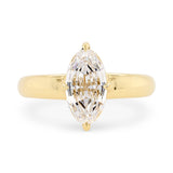 1.7ct Eva Step Cut Marquise Lab Grown Diamond Engagement Ring