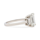2.5ct Zara Emerald Cut Lab Grown Diamond Engagement Ring
