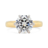 3.0ct Vera Round Lab Grown Diamond Engagement Ring