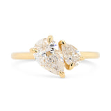 1.41ct Gemma Double Pear Lab Grown Diamond Engagement Ring