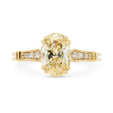 1.32ct Victoria Antique Oval Natural Diamond Engagement Ring