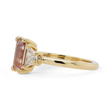 1.45ct Zara Baguette Lilac Sapphire & Diamond Engagement Ring