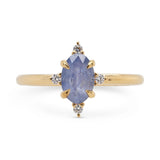 1.02ct Roma Perwinkle Montana Sapphire Compass Diamond Ring