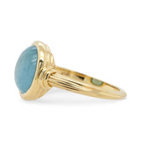 Athena Aquamarine Cabochon Ring