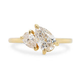 1.30ctw Gemma Double Pear Lab Grown Diamond Engagement Ring