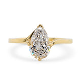 1.51ct Carmen Bypass Pear Lab Grown Diamond Engagement Ring