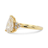 1.51ct Bella Pear Lab Grown Diamond Engagement Ring
