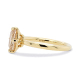 1.31ct Vera Antique Cushion Champagne GIA-Certified Diamond Engagement Ring