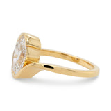 2.03ct Carmen Bypass Oval Lab Grown Diamond Engagement Ring