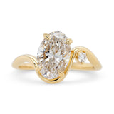 2.04ct Venus Oval Lab Grown Diamond Engagement Ring