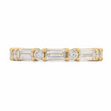 Chunky Baguette Straight Lab Grown Diamond Band