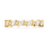 Cascade Marquise Diamond Wedding Band