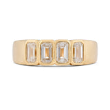 Frame Bezel Lab-Grown Diamond Band