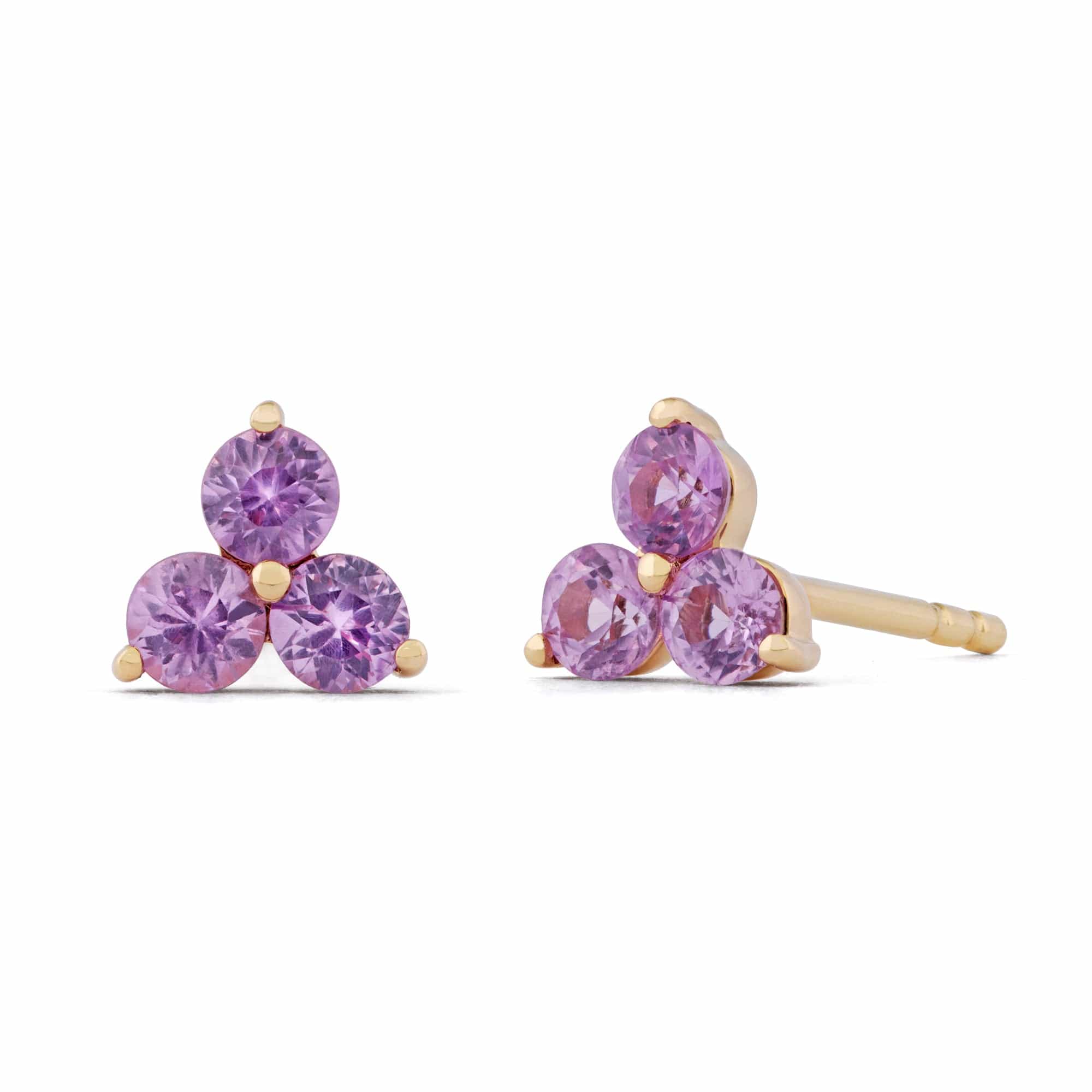 Pink Sapphire Earrings