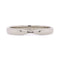 Gently tapered nesting wedding band in 14K white gold