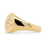 Large Sagittarius Signet Ring - Size 10