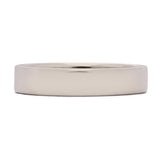 Ready to Ship - 4mm Flat Wedding Band (Size 6.75, 14k White Gold)