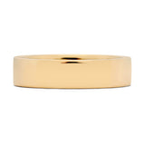 Ready To Ship - 5mm Flat Wedding Band (Size 11, 18K Yellow Gold)