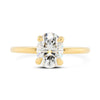 Vera Oval Moissanite Solitaire Engagement Ring