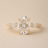 2.03ct Zara Oval & Marquise Lab Grown Diamond Engagement Ring