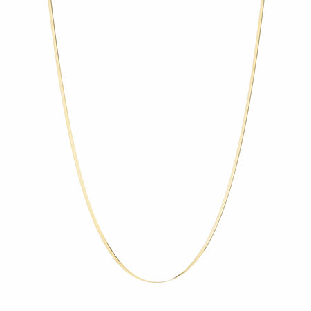 Fine Herringbone Chain Necklace