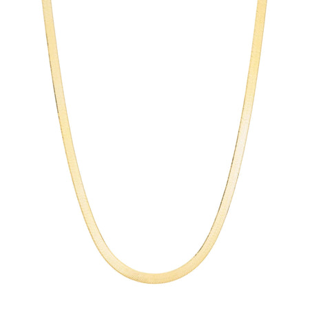 Heavy Herringbone Chain Necklace