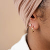 Knife Edge Small Hoops (1/2&quot;)