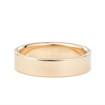 5mm Birch Wedding Band in rose gold