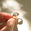 0.95ct Rey Rose Cut Round GIA-Certified Diamond Engagement Ring