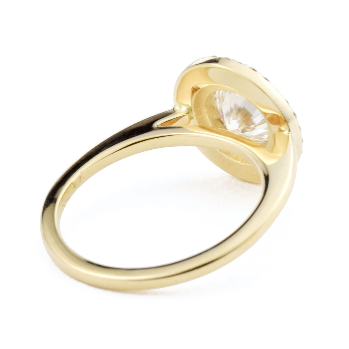 Selena Moissanite Halo Engagement Ring (Size 6.5) - Valerie Madison