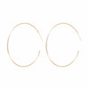 Knife Edge Large Hoops (2&quot;)