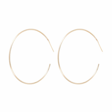 Knife Edge Large Hoops (2