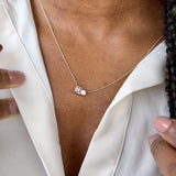 Gemma Toi-Et-Moi GIA Sapphire and Diamond Necklace