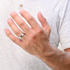 6mm Men&#39;s Flat Wedding Band on hand
