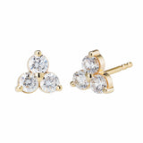 Ready to Ship - 0.36ctw Diamond Florette Studs