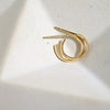 Knife Edge Small Hoops (1/2&quot;)