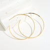 Knife Edge Large Hoops (2&quot;)