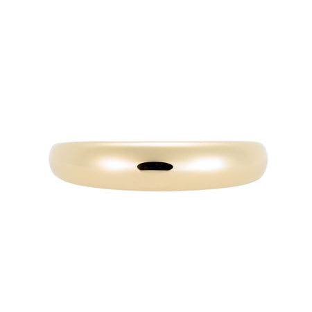 domed ring bubble style in 14K gold
