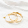 Large Tapered Hoops