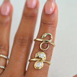 Serpent Emerald Ring