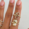 Serpent Emerald Ring