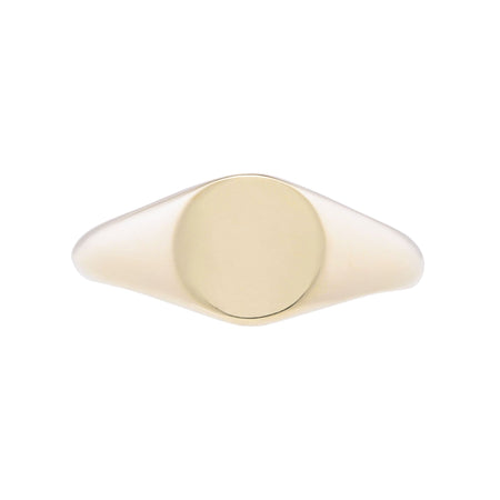 Round Signet Ring