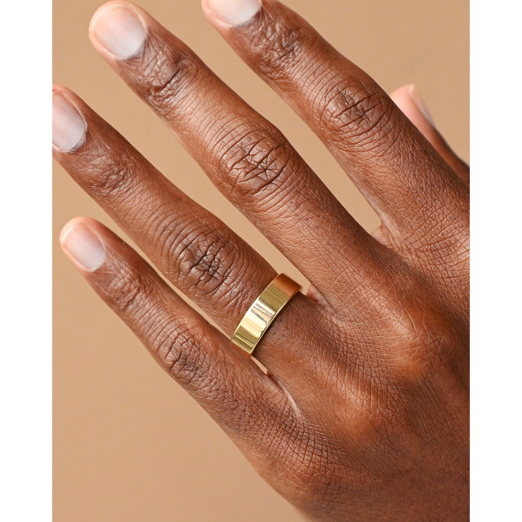 6mm Men's Flat Wedding Band