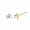 Baguette Diamond Studs