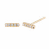 Pavé Bar Studs
