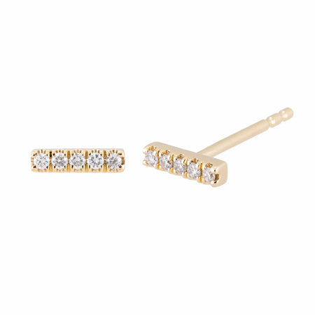 Pavé Bar Studs