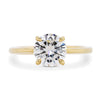 Eva Round Moissanite Engagement Ring