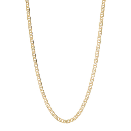 anchor chain unisex great for layering in solid gold