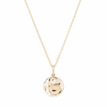 Dunes Diamond Pendant Necklace