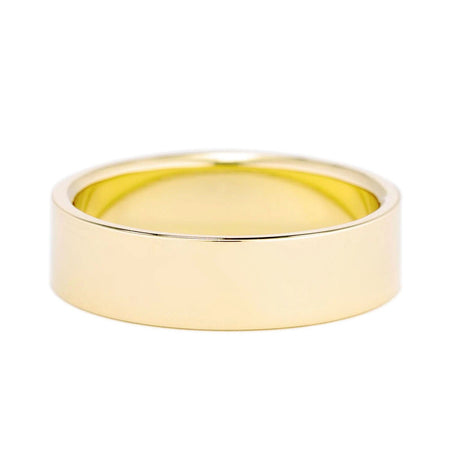 6mm Men's Flat Wedding Band